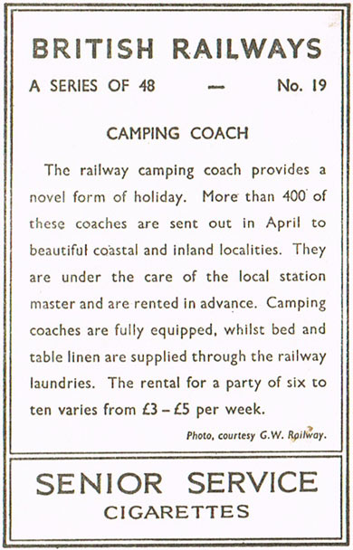 Camping coach