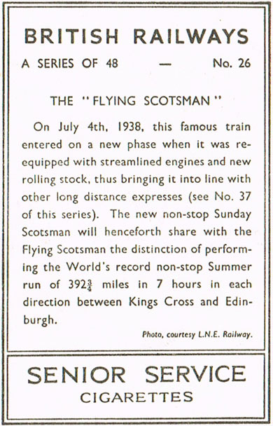 The 'Flying Scotsman'