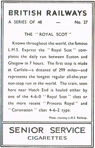The 'Royal Scot'