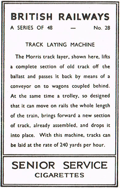 Track laying machine