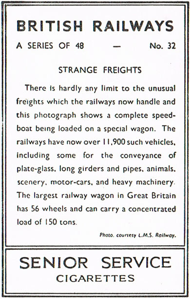 Strange freights