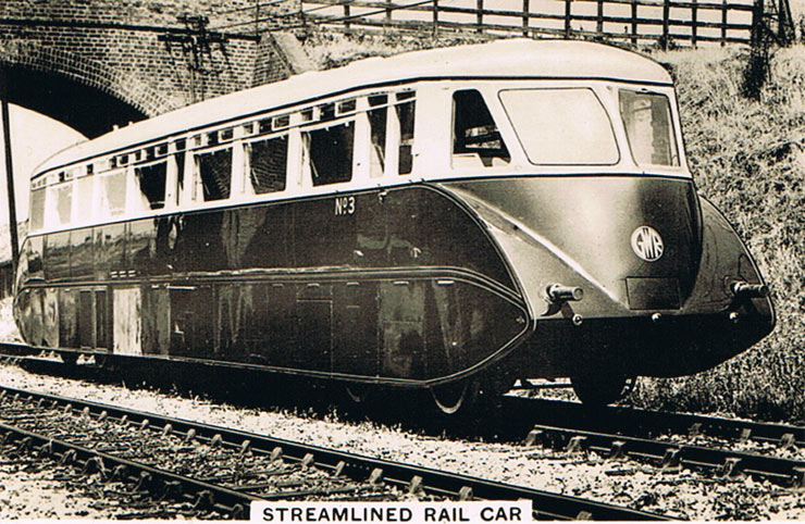 Streamlined rail car