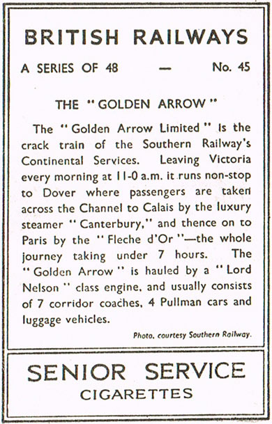 The 'Golden Arrow'