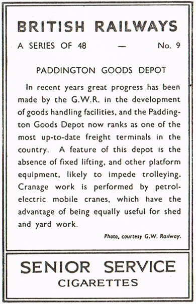 Paddington goods depot