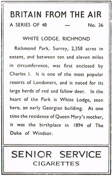White Lodge, Richmond