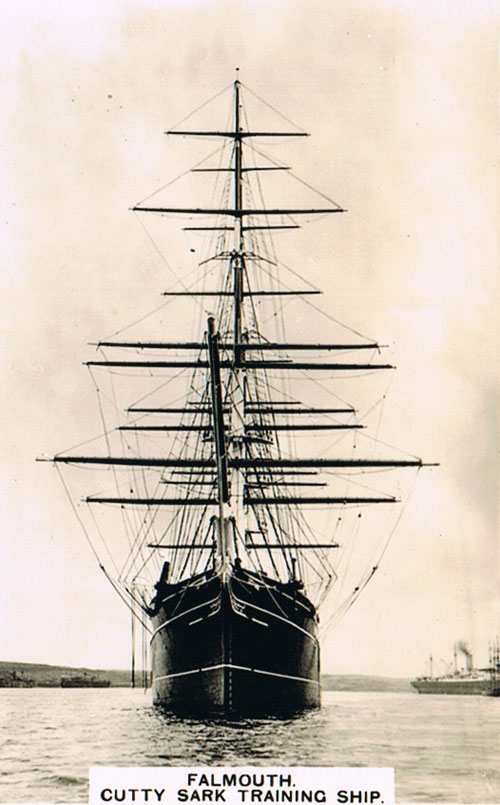 Falmouth. Cutty Sark Training Ship