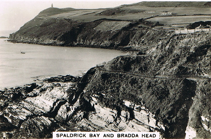 Spaldrick Bay and Bradda Head