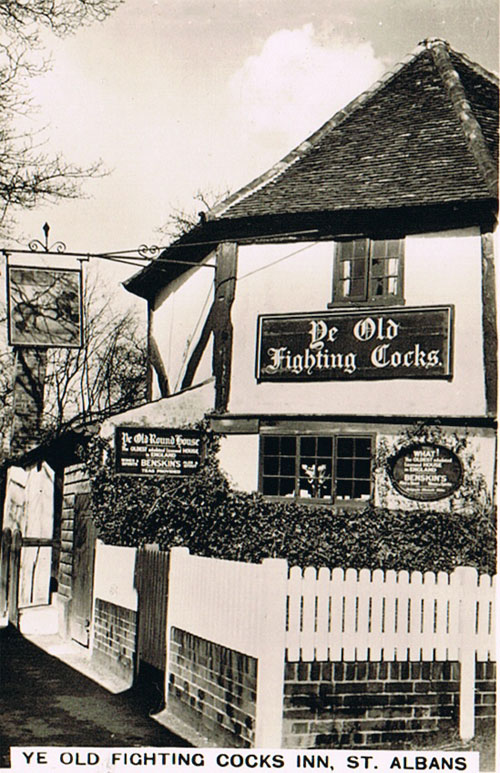 Ye Old Fighting Cocks Inn, St. Albans