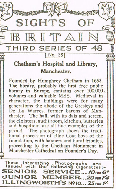 Chetham's Hospital and Library, Manchester