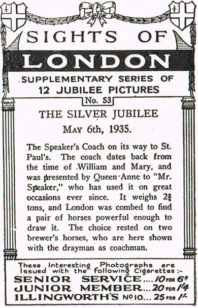 The Silver Jubilee, May 6th, 1935