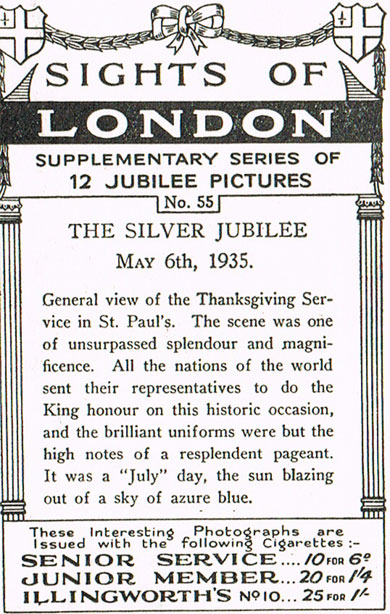 The Silver Jubilee, May 6th, 1935