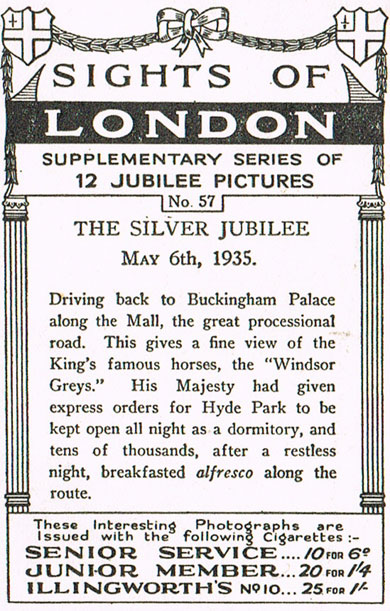 The Silver Jubilee, May 6th, 1935