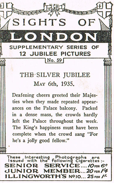 The Silver Jubilee, May 6th, 1935