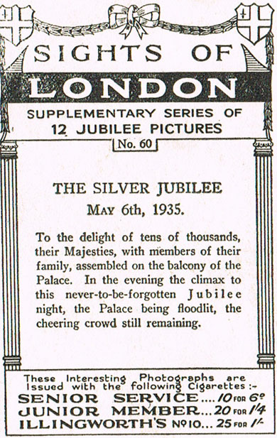 The Silver Jubilee, May 6th, 1935