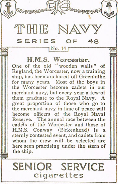 H.M.S. Worcester