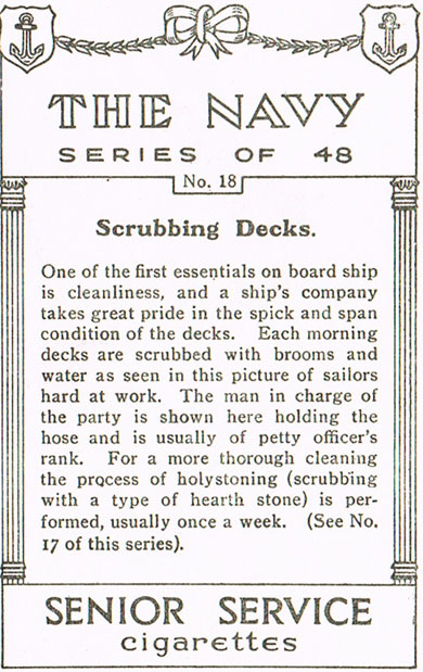 Scrubbing Decks