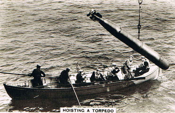 Hoisting a Torpedo