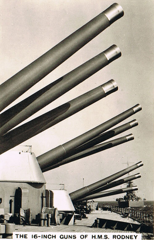 The 16-Inch Guns of H.M.S. Rodney
