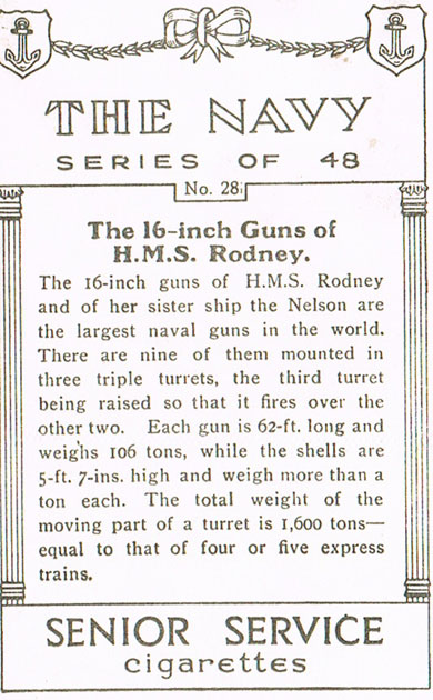 The 16-Inch Guns of H.M.S. Rodney