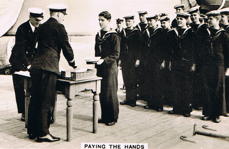 Paying the Hands