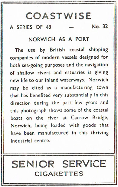 Norwich as a Port