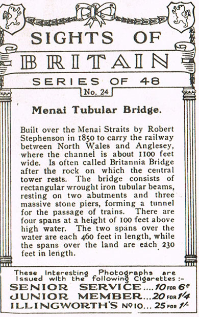 Tubular Bridge, Menai