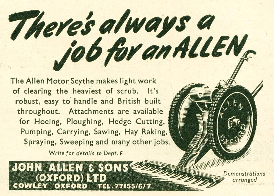 Allen Motor Scythe