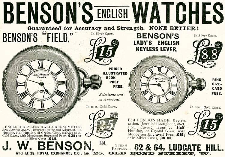 Benson's English Watches