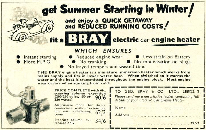 Bray Engine Heater