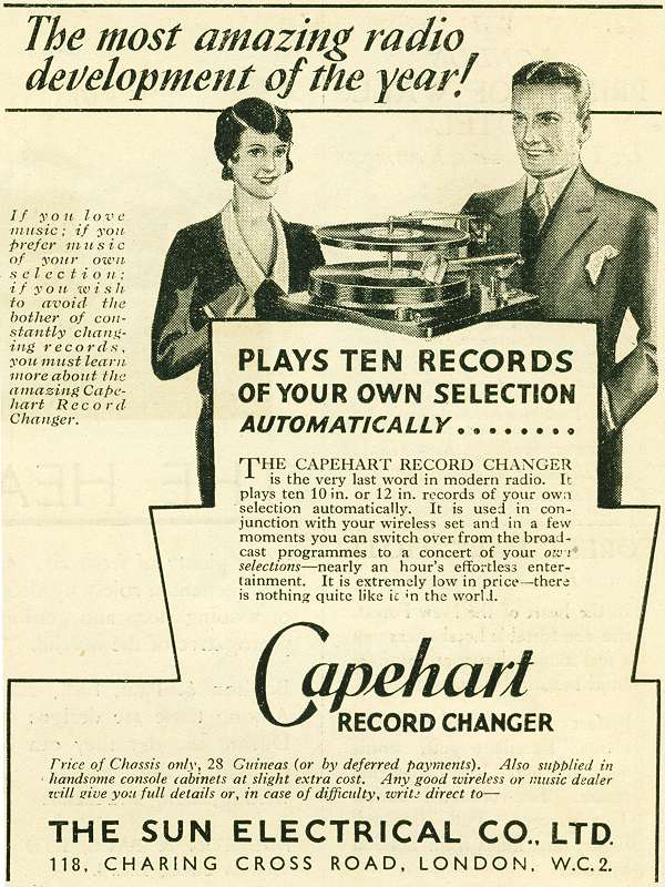 Capehart Record Changer
