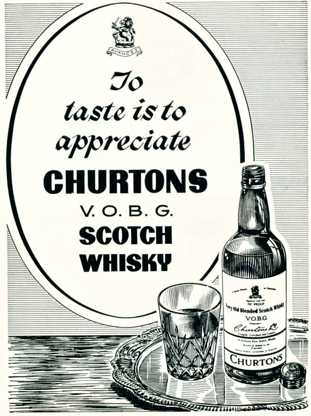 Churtons V.O.B.G. Scotch Whisky