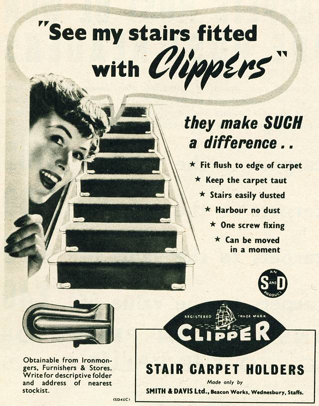 Clipper Stair Carpet Holders