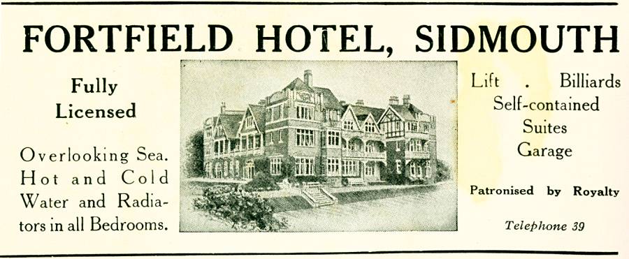 Fortfield Hotel, Sidmouth