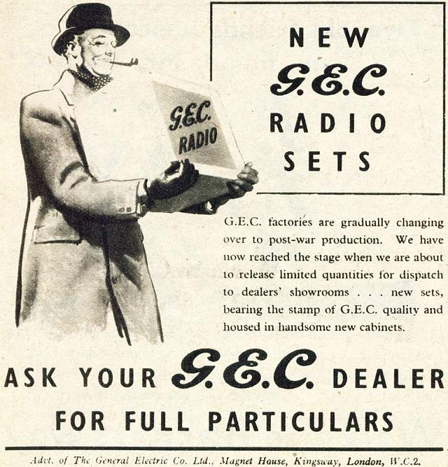 G.E.C. Radio Sets