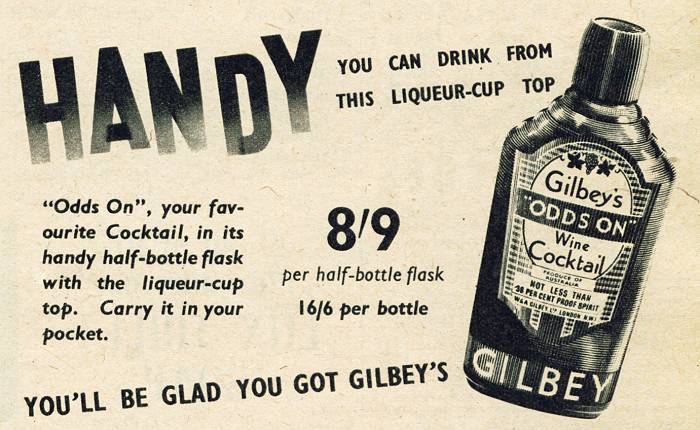 Gilbey's 'Odds On' Wine Cocktail