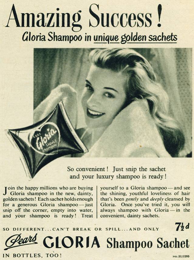 Pears Gloria Shampoo Sachet