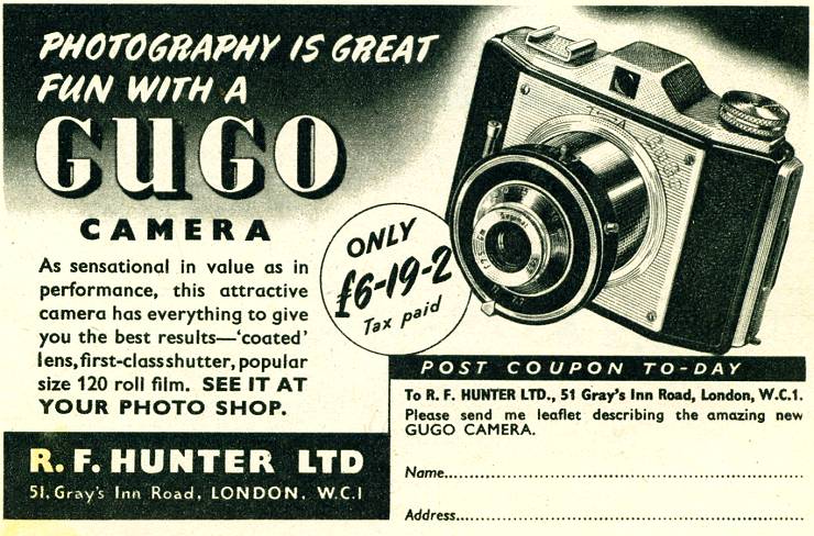 R. F. Hunter - Gugo Camera