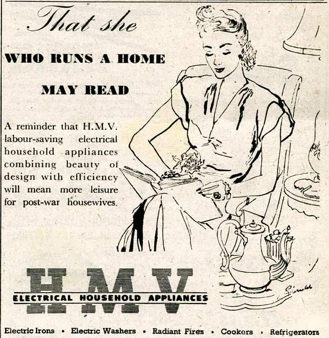 H.M.V. Electrical Household Appliances