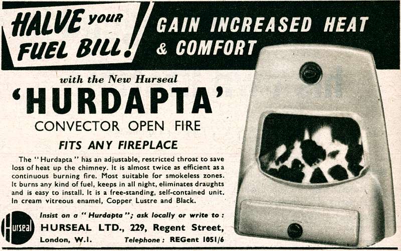 Hurdapta Convector Open Fire