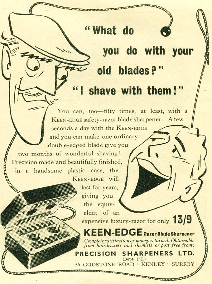 Keen-Edge Razor Blade Sharpener