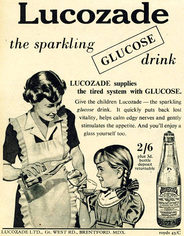 Lucozade the Sparkling Glucose Drink