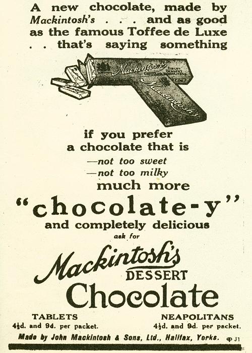Mackintosh's Dessert Chocolate