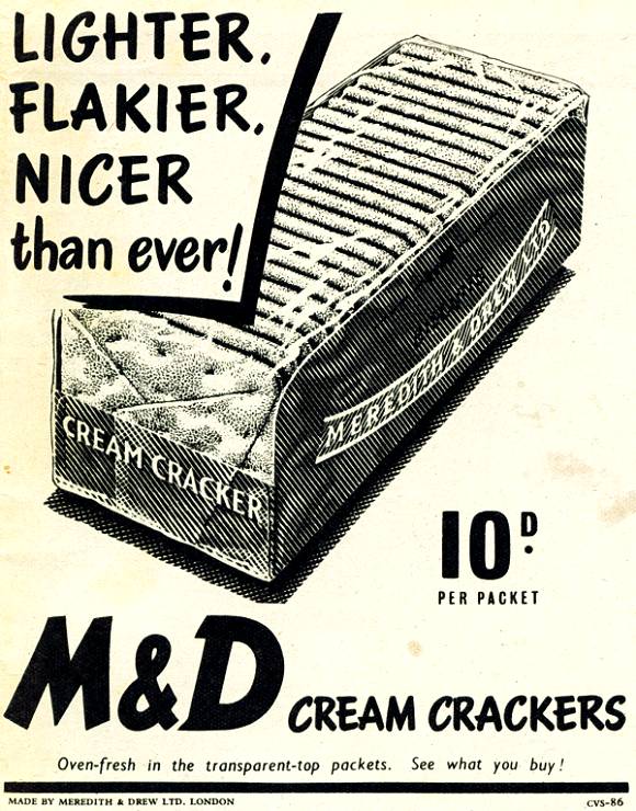 M & D Cream Crackers