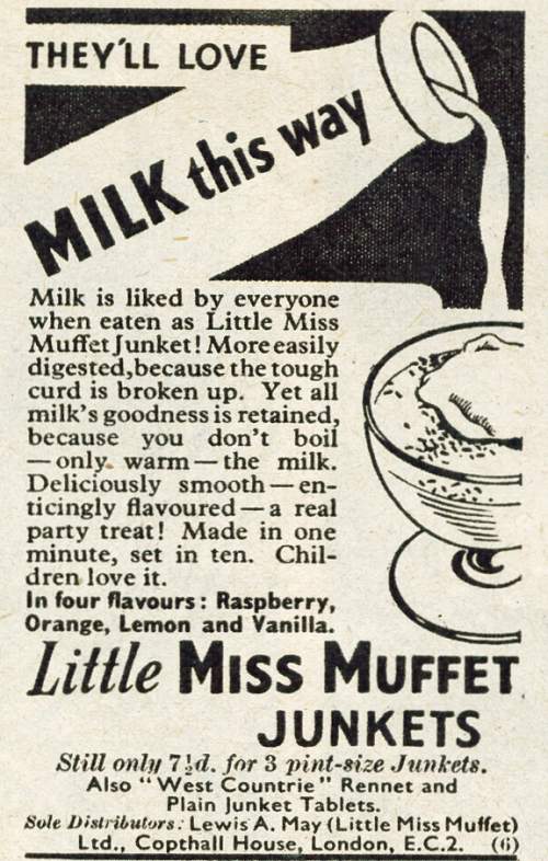 Little Miss Muffet Junket