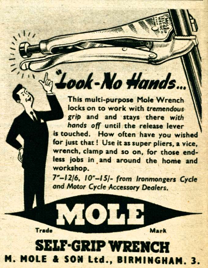 Mole Self Grip Wrench