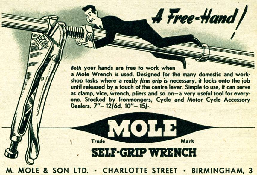 Mole Self Grip Wrench