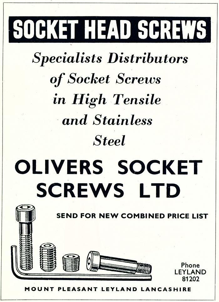 Olivers Socket Screws Ltd