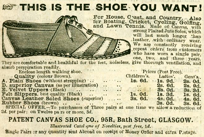 Patent Canvas Shoe Co.