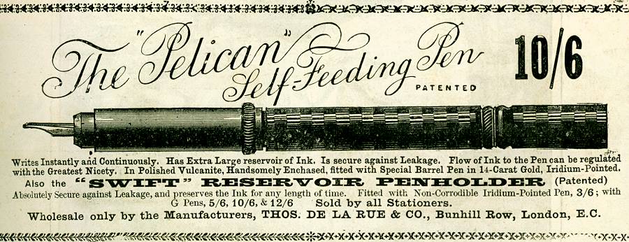 The 'Pelican' Self-Feeding Pen