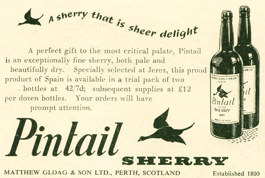 Pintail Sherry